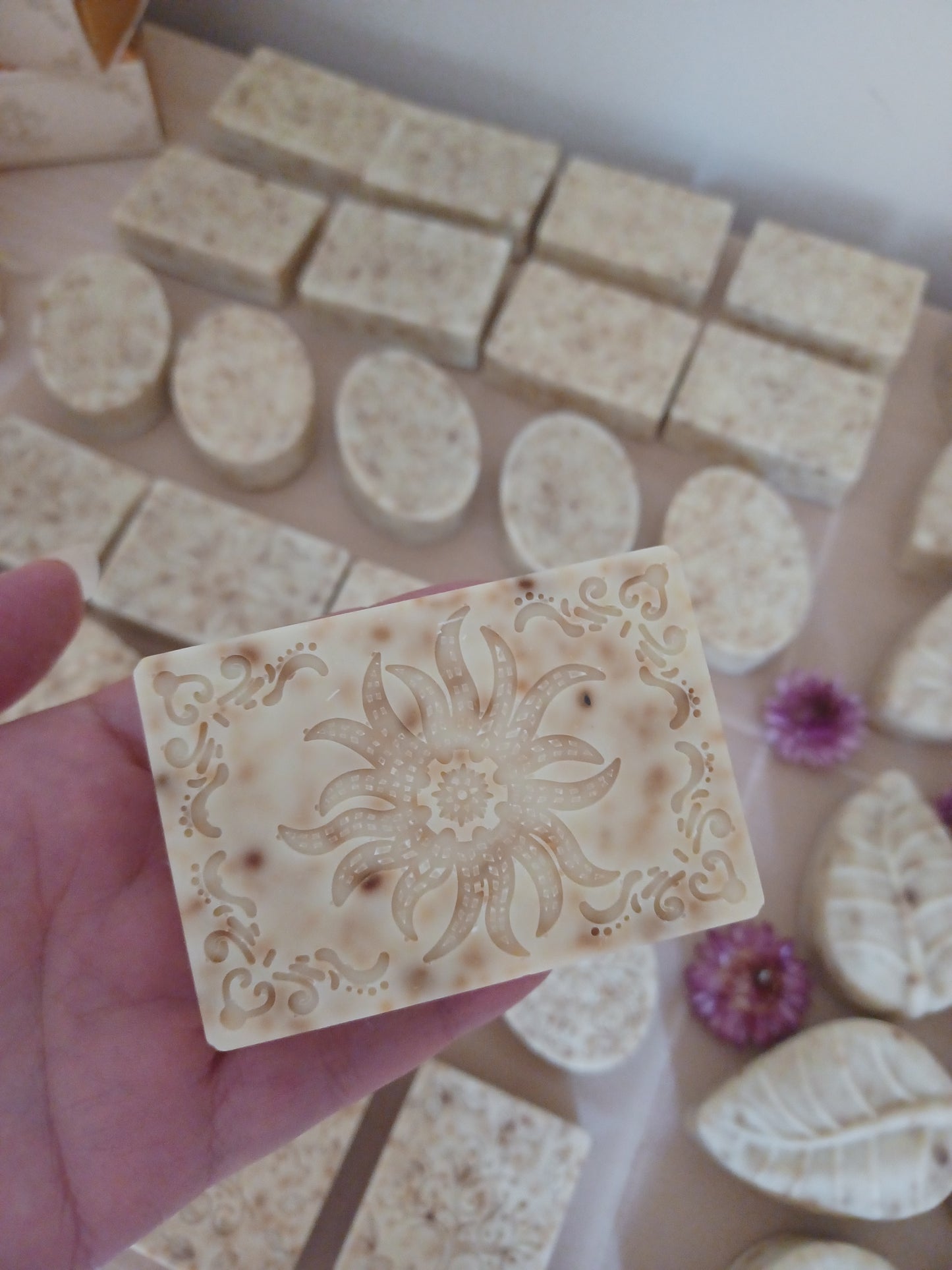Nature's Bar - A Floral Forest of Rose & Lavender infused natural castille soap