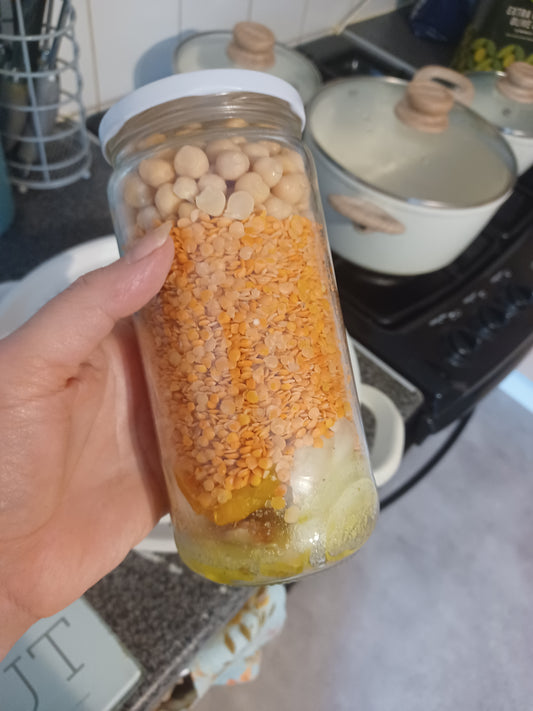 Lentils & Chickpea Aromatics jar (feeds 4)