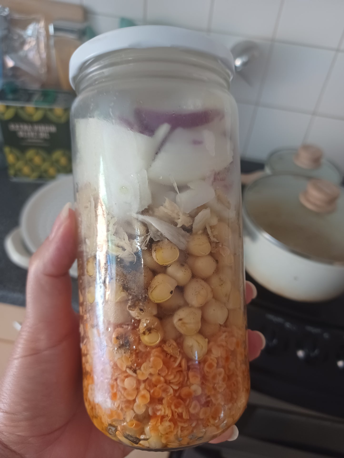 Lentil & chickpea vegetarian Aromatics Jar (500g) feeds four